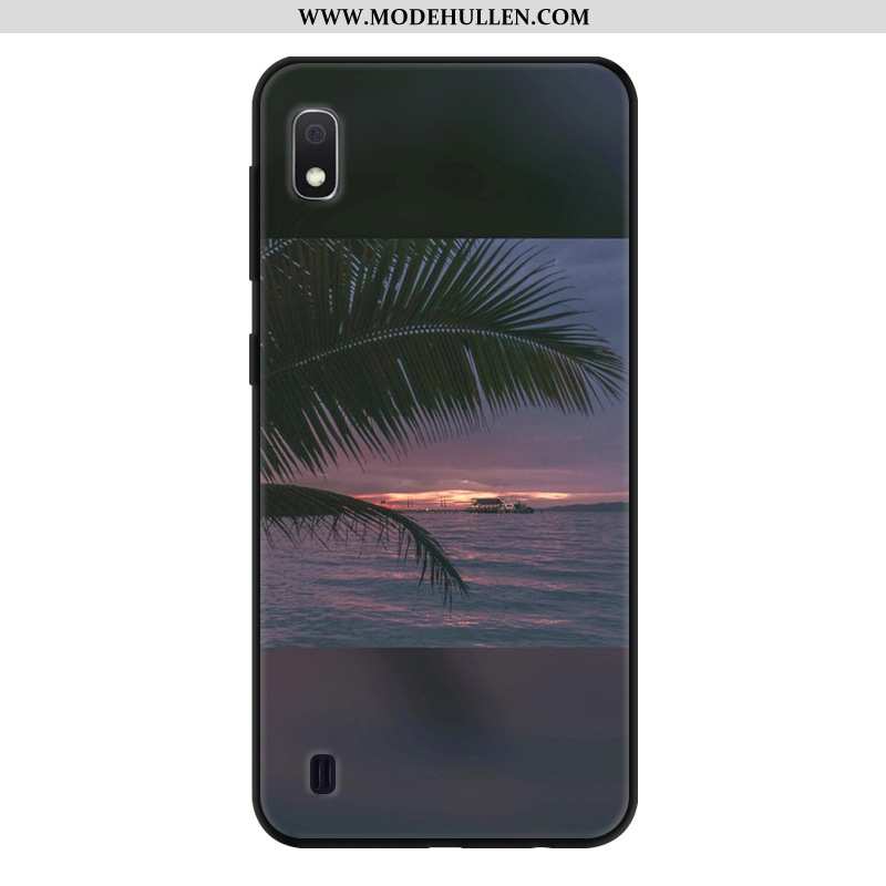 Hülle Samsung Galaxy A10 Persönlichkeit Kreativ Handy Anti-sturz Karikatur Grün Case