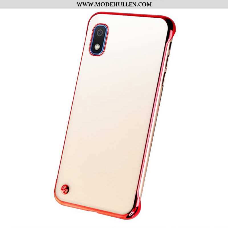 Hülle Samsung Galaxy A10 Schutz Handy Case Rot Anti-sturz Sterne Rote