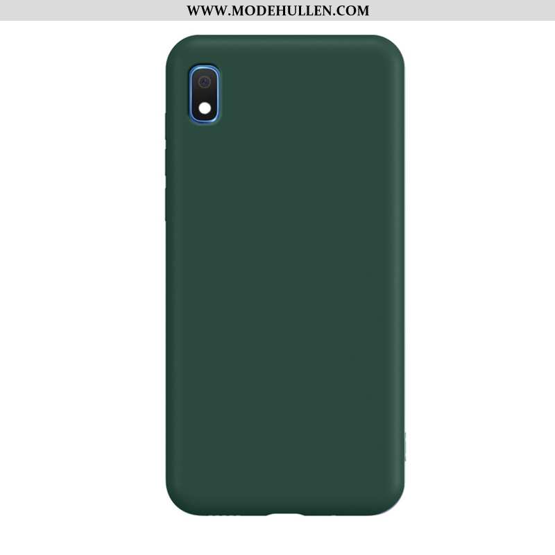 Hülle Samsung Galaxy A10 Trend Dünne Case Einfach Sterne Muster Anti-sturz Grün