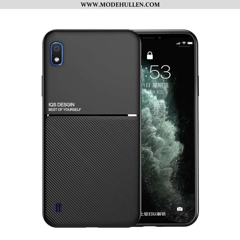 Hülle Samsung Galaxy A10 Trend Weiche Handy Einfassung Anti-sturz Case Schwarz