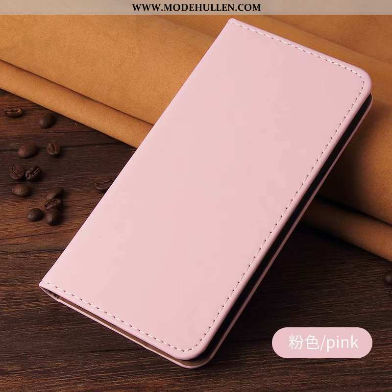 Hülle Samsung Galaxy A10s Schutz Lederhülle Case Business Sterne Silikon Rosa