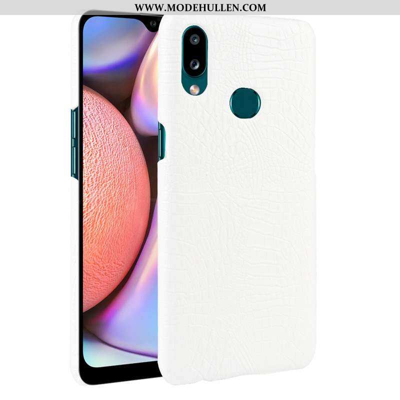 Hülle Samsung Galaxy A10s Schutz Muster Schwarz Schwer Handy Case