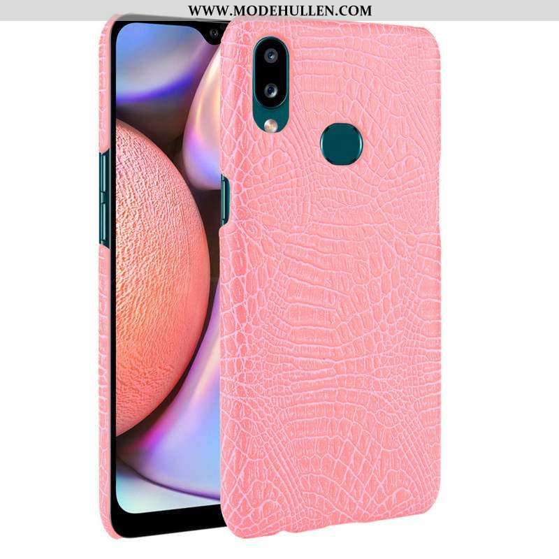 Hülle Samsung Galaxy A10s Schutz Muster Schwarz Schwer Handy Case