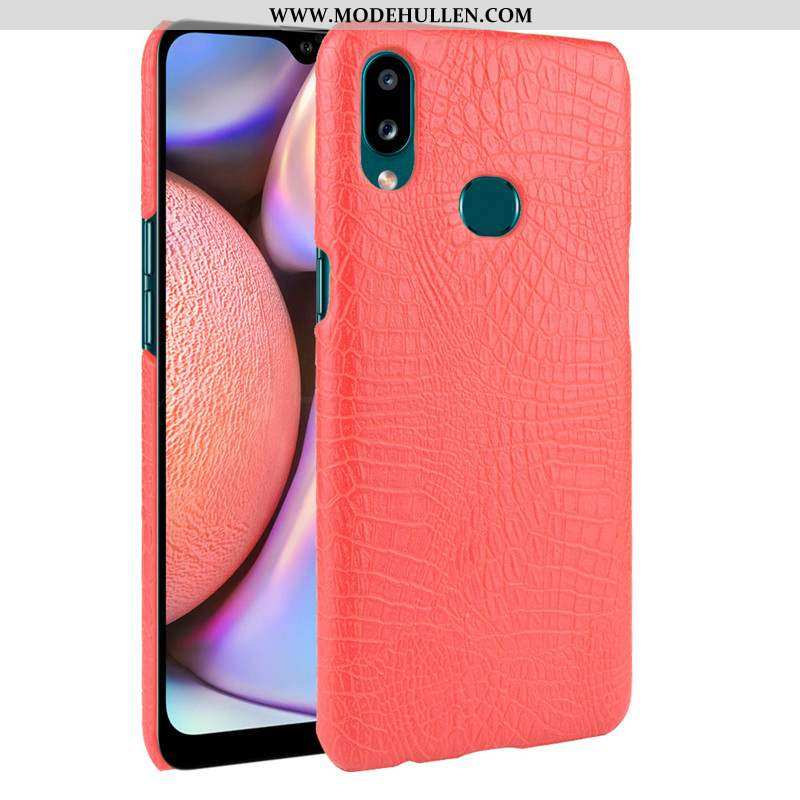 Hülle Samsung Galaxy A10s Schutz Muster Schwarz Schwer Handy Case