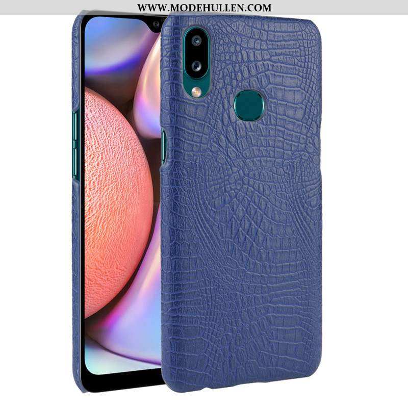 Hülle Samsung Galaxy A10s Schutz Muster Schwarz Schwer Handy Case