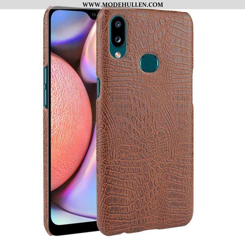 Hülle Samsung Galaxy A10s Schutz Muster Schwarz Schwer Handy Case