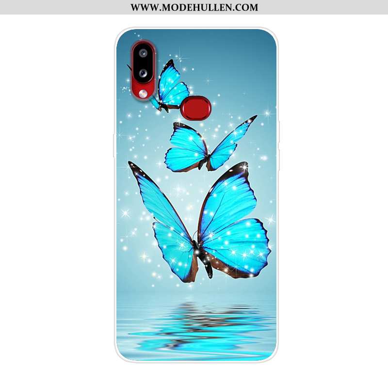 Hülle Samsung Galaxy A10s Silikon Handy Sterne Anti-sturz Schwarz Case