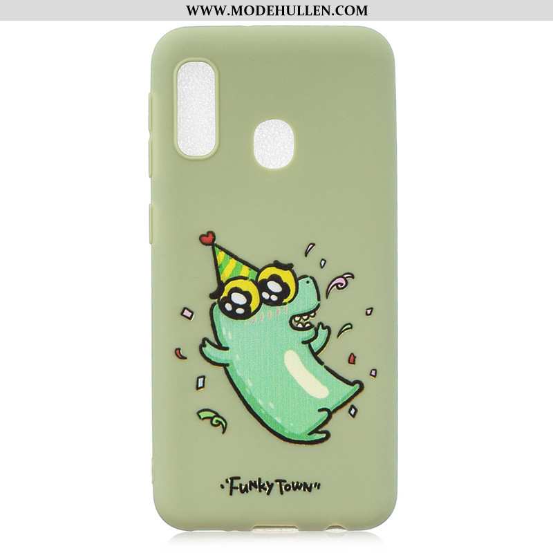 Hülle Samsung Galaxy A20e Karikatur Hängende Verzierungen Süßigkeiten Case Sterne Blau