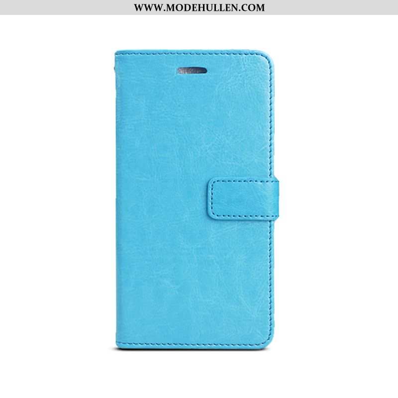 Hülle Samsung Galaxy A20e Leder Muster Case Karte Geldbörse Sterne Rote