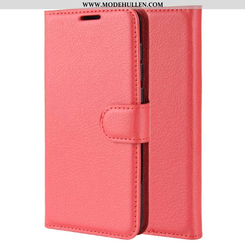 Hülle Samsung Galaxy A20e Schutz Lederhülle Case Handy Muster Sterne Schwarz