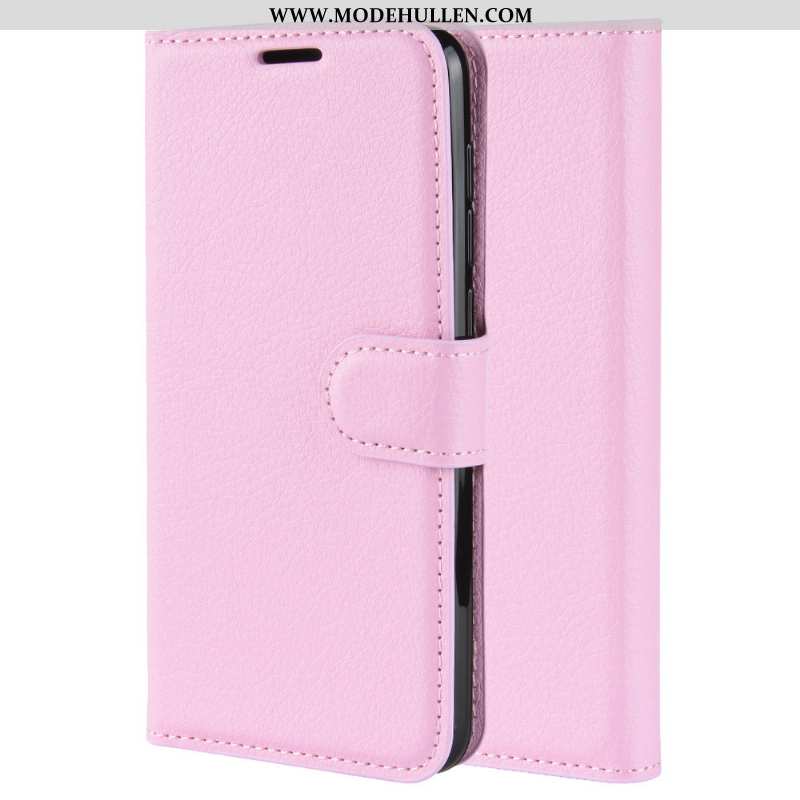 Hülle Samsung Galaxy A20e Schutz Lederhülle Case Handy Muster Sterne Schwarz