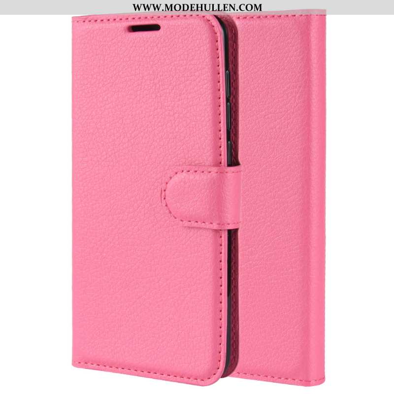Hülle Samsung Galaxy A20e Schutz Lederhülle Case Handy Muster Sterne Schwarz