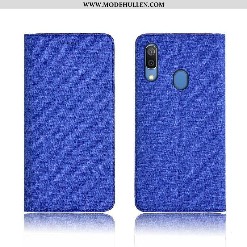 Hülle Samsung Galaxy A20e Silikon Schutz Handy Grau Case Clamshell Alles Inklusive