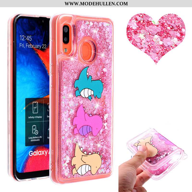 Hülle Samsung Galaxy A20e Treibsand Anti-sturz Handy 2020 Rosa Case