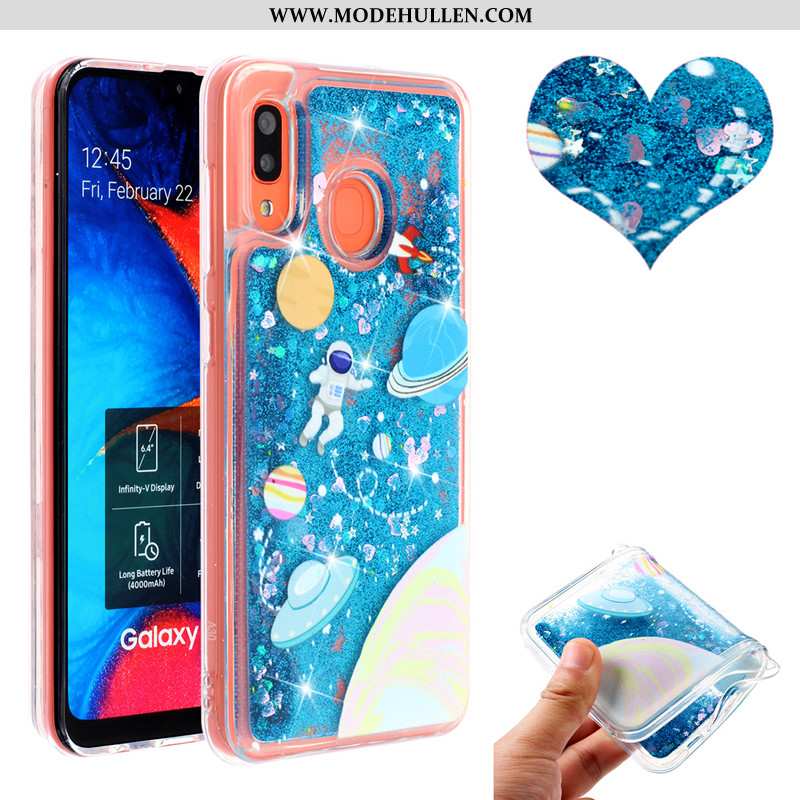 Hülle Samsung Galaxy A20e Treibsand Anti-sturz Handy 2020 Rosa Case