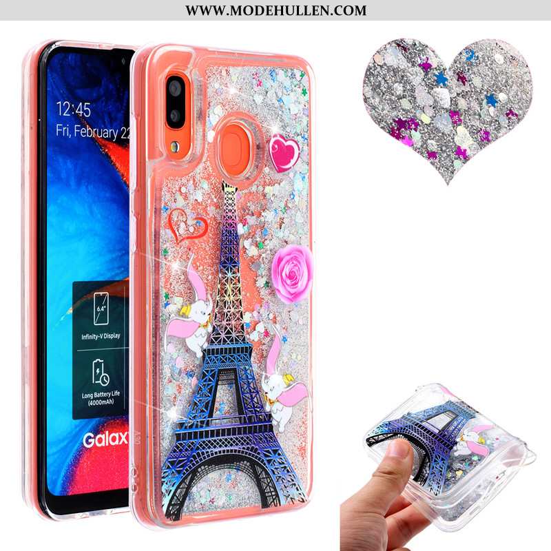 Hülle Samsung Galaxy A20e Treibsand Anti-sturz Handy 2020 Rosa Case