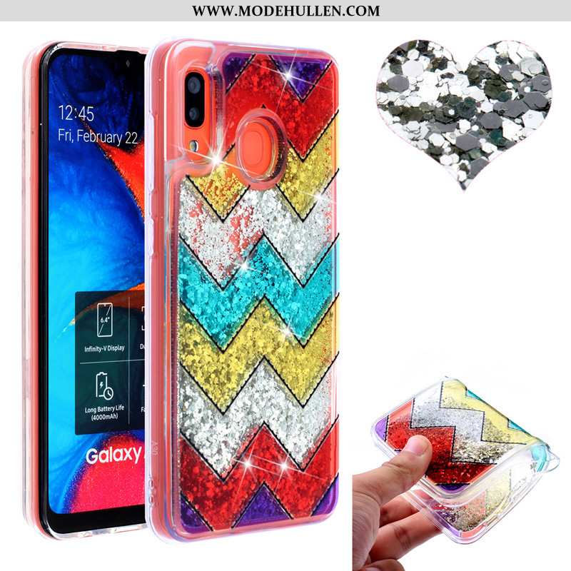 Hülle Samsung Galaxy A20e Treibsand Anti-sturz Handy 2020 Rosa Case