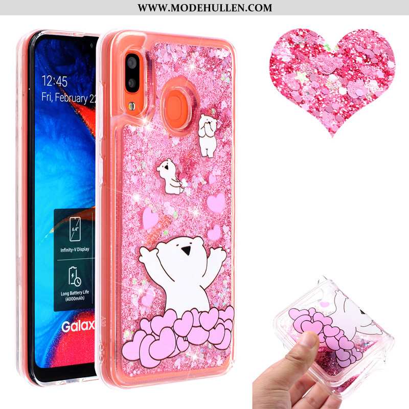 Hülle Samsung Galaxy A20e Treibsand Anti-sturz Handy 2020 Rosa Case