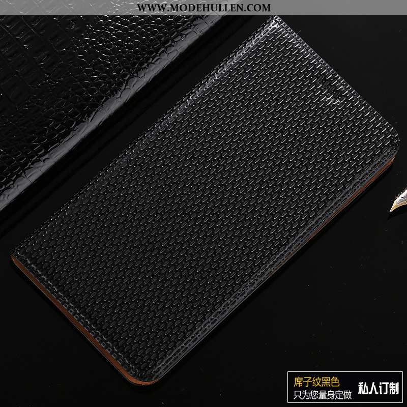 Hülle Samsung Galaxy A20s Muster Schutz Braun Case Handy Folio Lederhülle