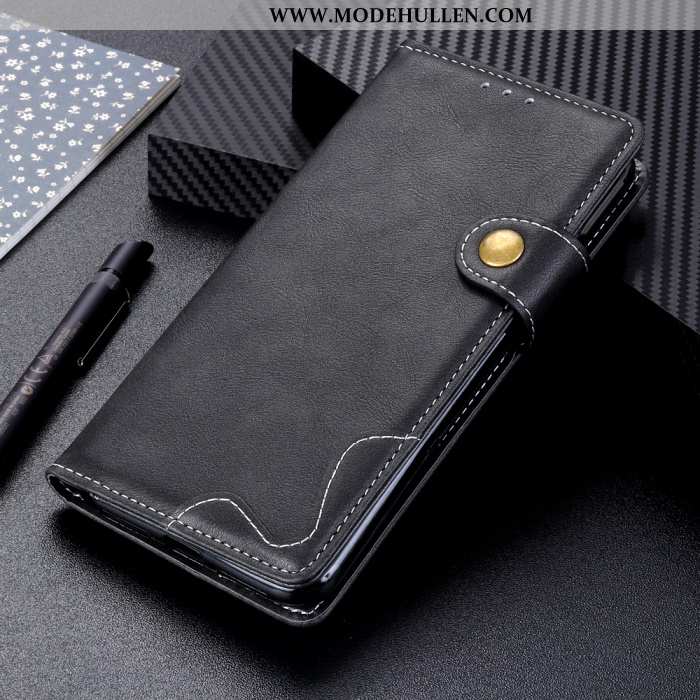 Hülle Samsung Galaxy A21s Lederhülle Folio Case Anti-sturz Sterne Handy Gelbe