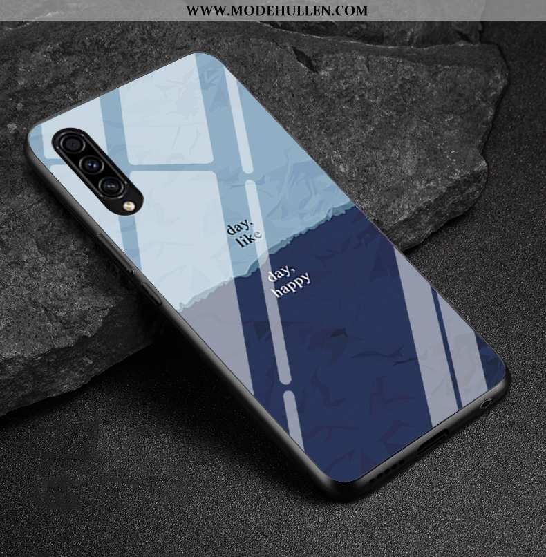 Hülle Samsung Galaxy A30s Silikon Schutz Glas Case Schwer Sterne Kreativ Rote