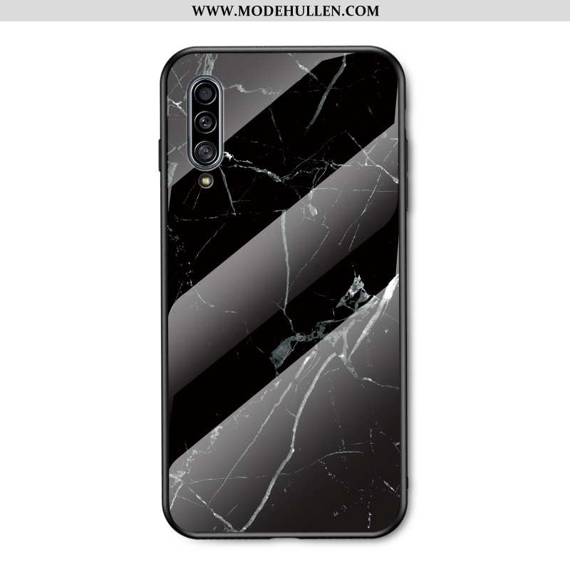 Hülle Samsung Galaxy A30s Trend Weiche Handy Case Anti-sturz Alles Inklusive Glas Blau