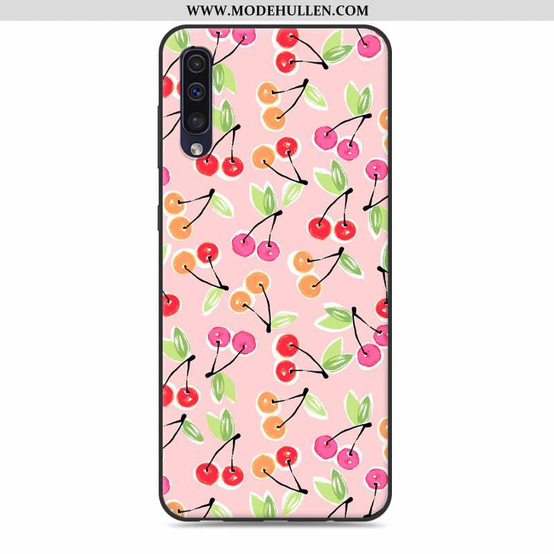 Hülle Samsung Galaxy A30s Trend Weiche Handy Case Neu Rosa Anti-sturz