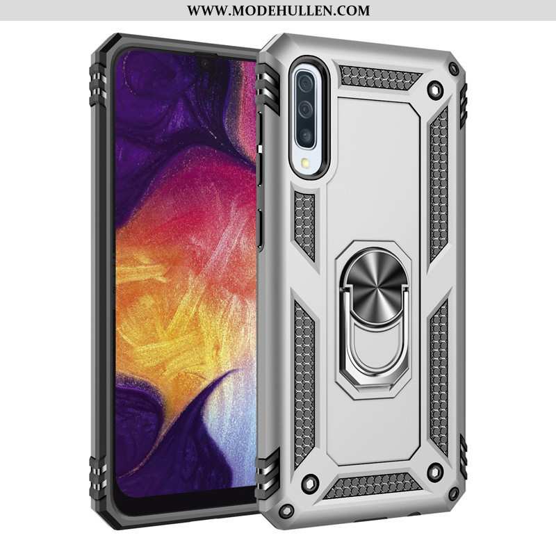 Hülle Samsung Galaxy A30s Trend Weiche Schutz Einfassung Magnetismus Case Sterne Schwarz