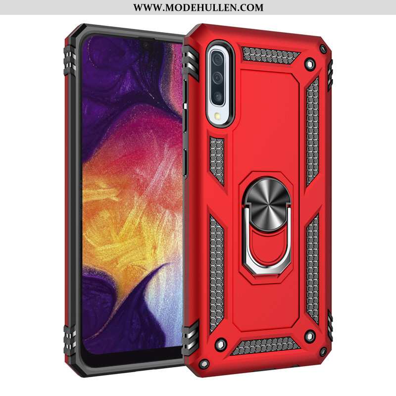 Hülle Samsung Galaxy A30s Trend Weiche Schutz Einfassung Magnetismus Case Sterne Schwarz