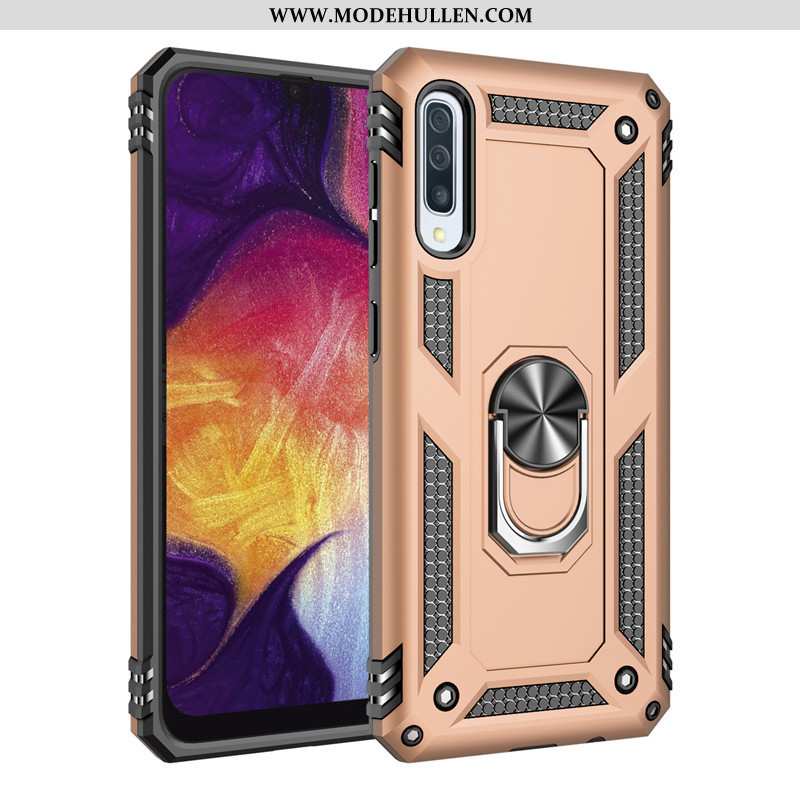 Hülle Samsung Galaxy A30s Trend Weiche Schutz Einfassung Magnetismus Case Sterne Schwarz