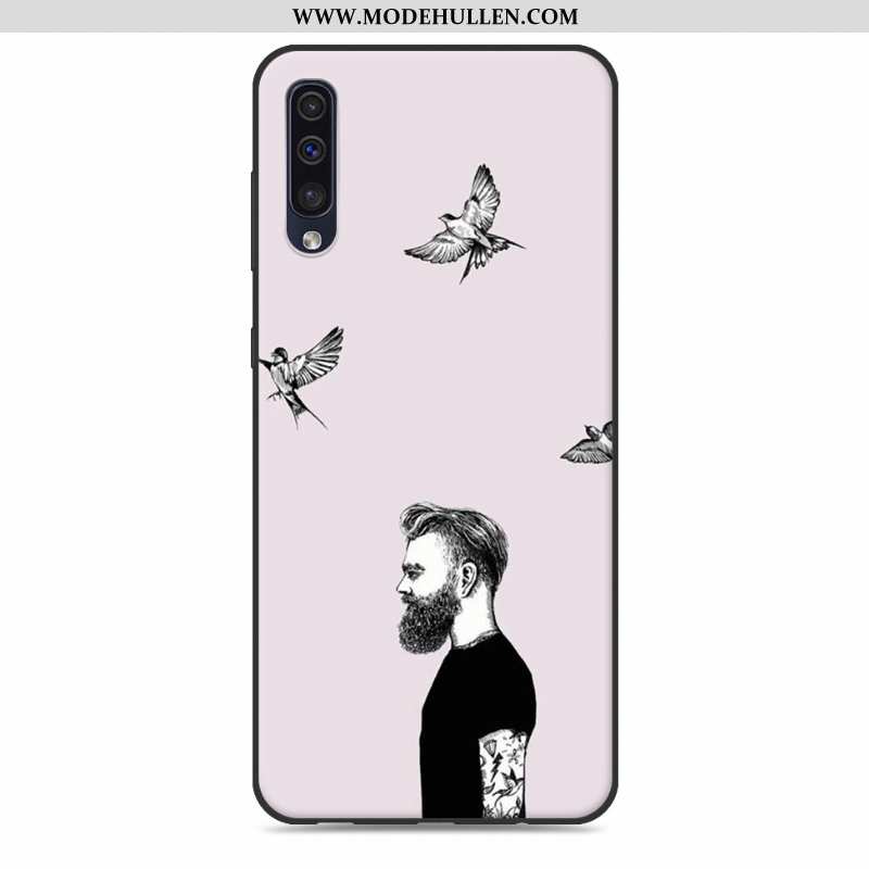 Hülle Samsung Galaxy A30s Weiche Silikon Handy Schutz Case Trend Rosa