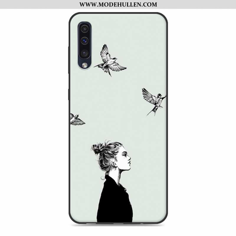 Hülle Samsung Galaxy A30s Weiche Silikon Handy Schutz Case Trend Rosa