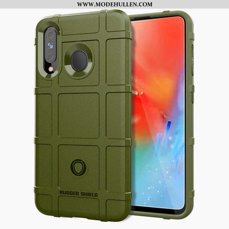 Hülle Samsung Galaxy A40s Schutz Nubuck Grau Case Persönlichkeit Taktiken