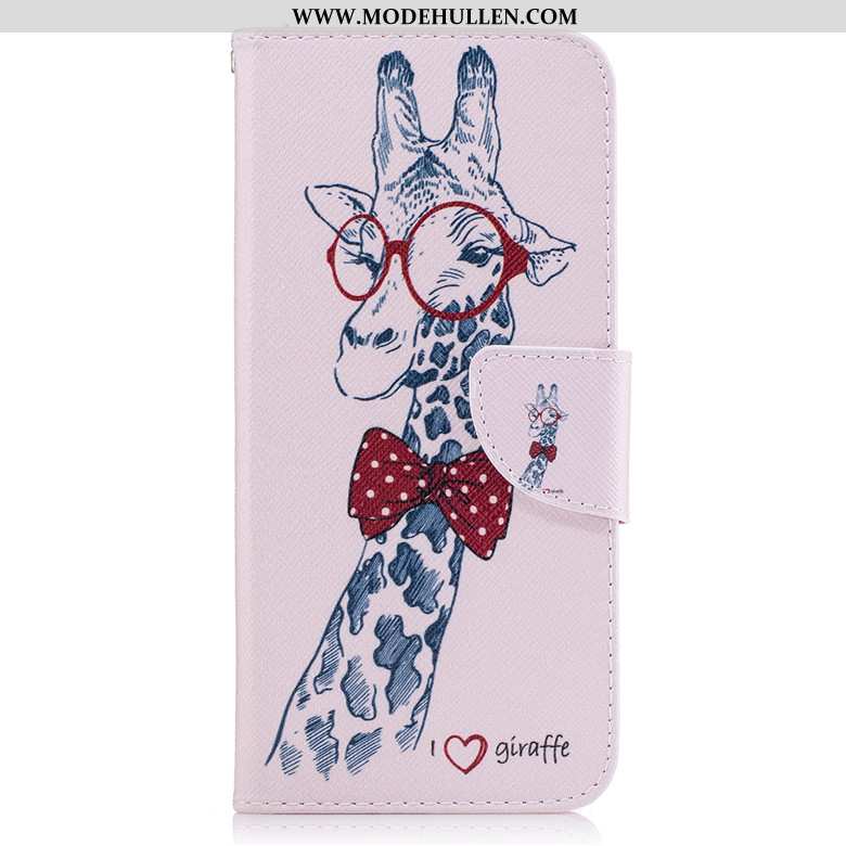 Hülle Samsung Galaxy A41 Karikatur Trend Anti-sturz Handy Lederhülle Blau Schutz