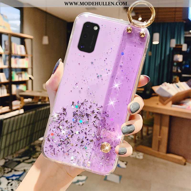 Hülle Samsung Galaxy A41 Luxus Kreativ Handy Schutz Halterung Weiche Weiße