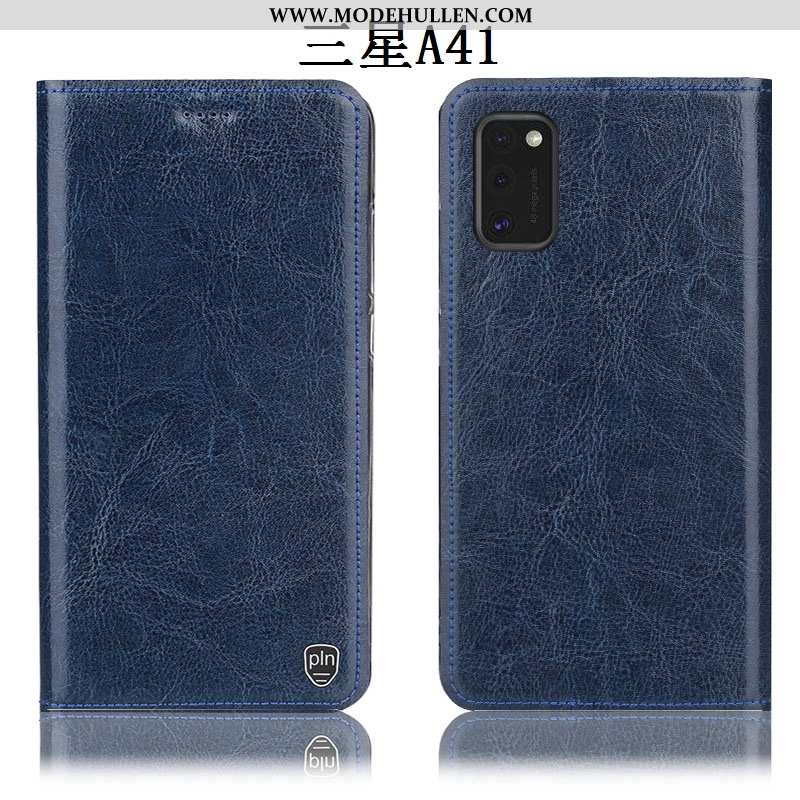 Hülle Samsung Galaxy A41 Muster Schutz Sterne Handy Alles Inklusive Anti-sturz Case Schwarz