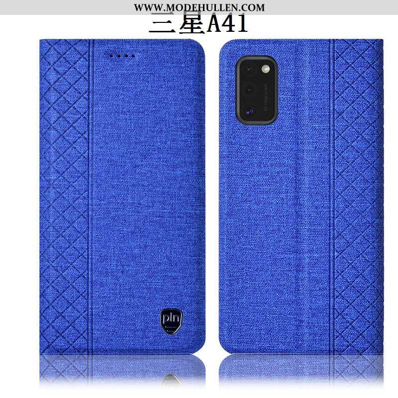 Hülle Samsung Galaxy A41 Schutz Baumwolle Und Leinen Rosa Folio Alles Inklusive Case Sterne