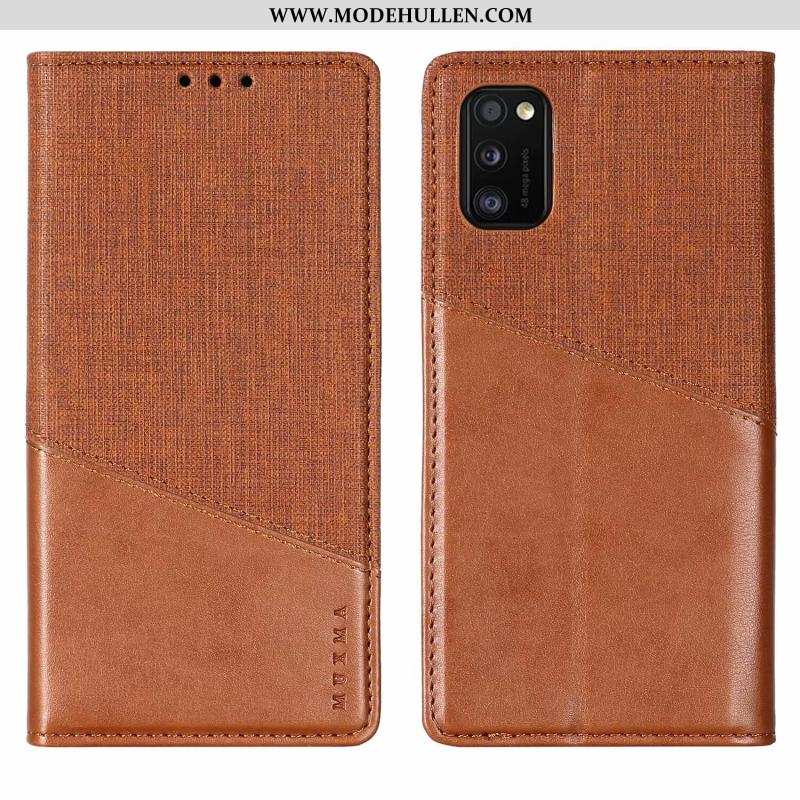 Hülle Samsung Galaxy A41 Schutz Dunkelblau Sterne Case Anti-sturz Einfassung