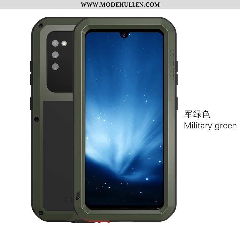 Hülle Samsung Galaxy A41 Schutz Silikon Case Handy Alles Inklusive Sterne Schwarz