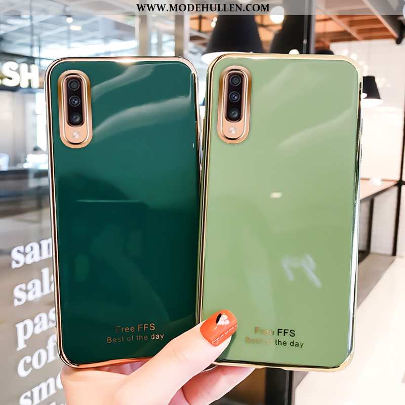 Hülle Samsung Galaxy A50 Luxus Persönlichkeit Weiche Super High-end Mode Grün