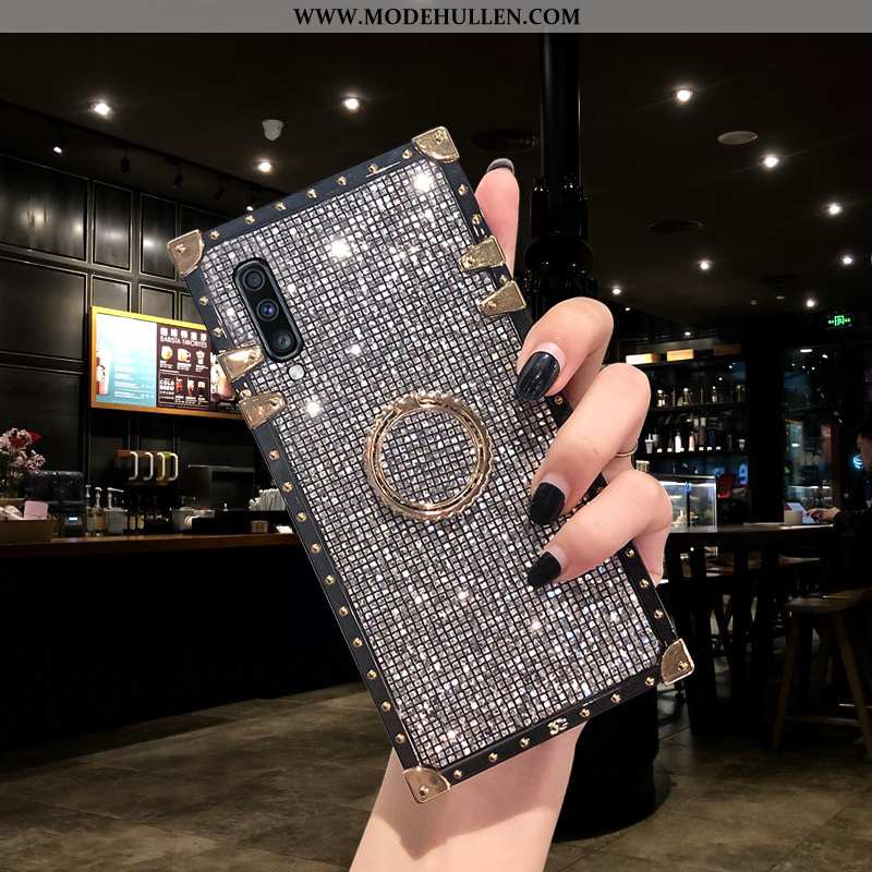 Hülle Samsung Galaxy A50 Retro Trend Case Pulver Sterne Mode Silber