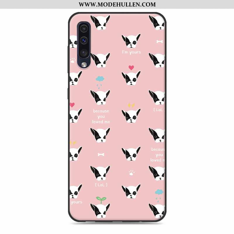 Hülle Samsung Galaxy A50 Schutz Persönlichkeit Nette Handy Karikatur Case Kreativ Grau