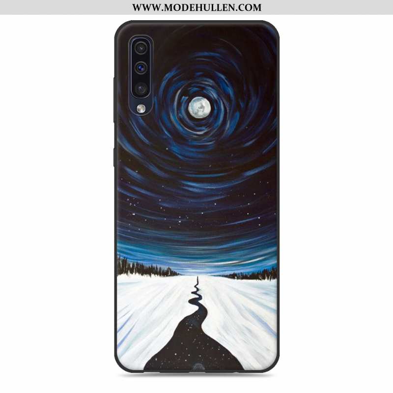 Hülle Samsung Galaxy A50 Schutz Persönlichkeit Nette Handy Karikatur Case Kreativ Grau