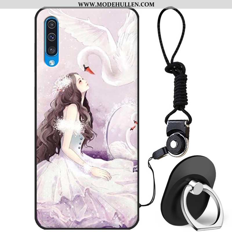 Hülle Samsung Galaxy A50 Weiche Silikon Case Alles Inklusive Nette Schutz Weiß Weiße