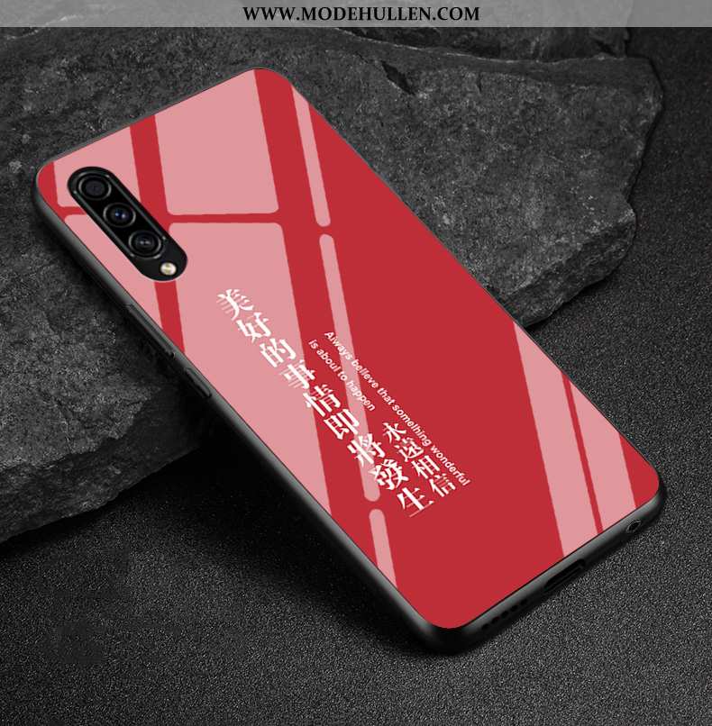 Hülle Samsung Galaxy A50s Kreativ Trend Case Handy Sterne Glas Anti-sturz Rote