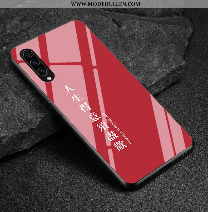 Hülle Samsung Galaxy A50s Kreativ Trend Case Handy Sterne Glas Anti-sturz Rote