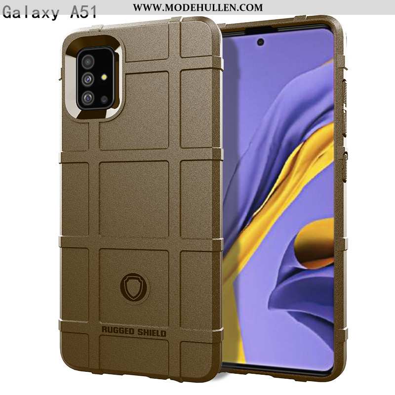 Hülle Samsung Galaxy A51 Persönlichkeit Kreativ Case Handy An Bord Silikon Schwarz