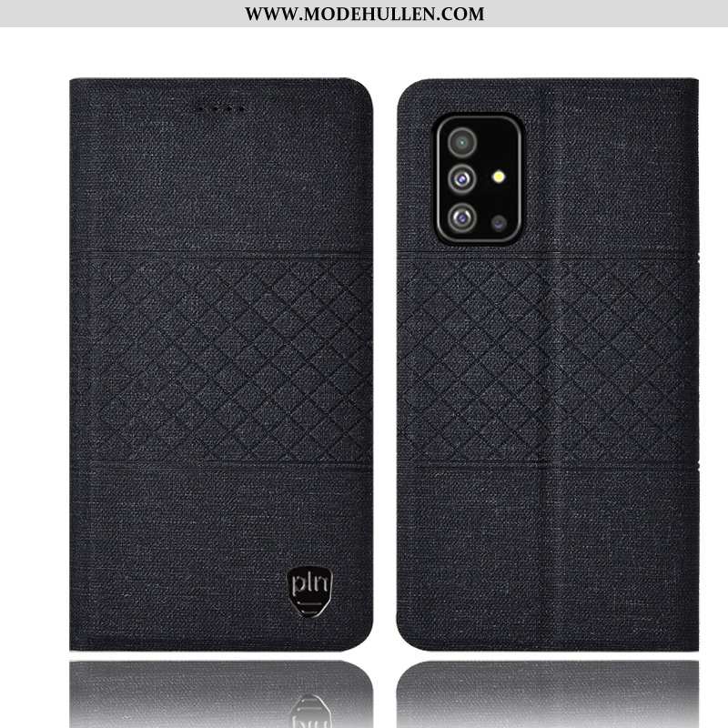 Hülle Samsung Galaxy A51 Schutz Baumwolle Und Leinen Anti-sturz Folio Handy Sterne Alles Inklusive R