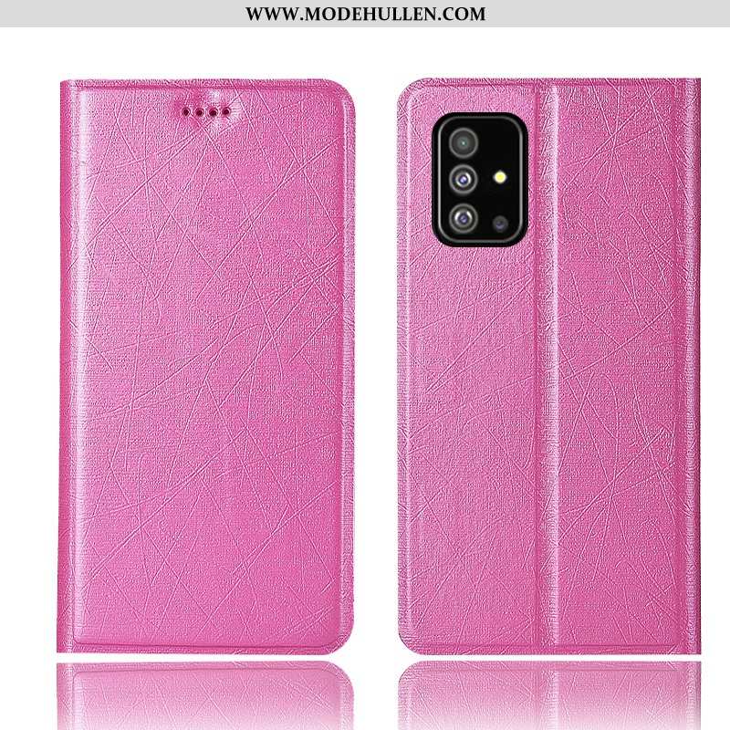 Hülle Samsung Galaxy A51 Schutz Sterne Alles Inklusive Folio Schwarz Case
