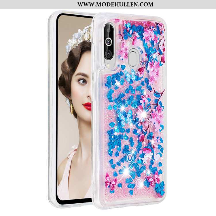 Hülle Samsung Galaxy A60 Trend Karikatur Case Anti-sturz Blau Sterne